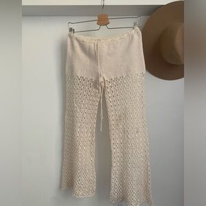 Crochet cover up pants